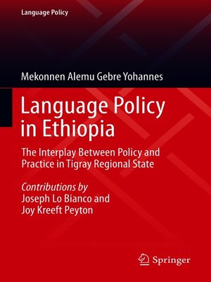 cover image of Language Policy in Ethiopia